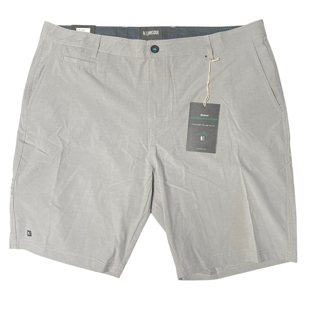 Linksoul Boardwalk Chalk Grey Shorts size 40 NEW